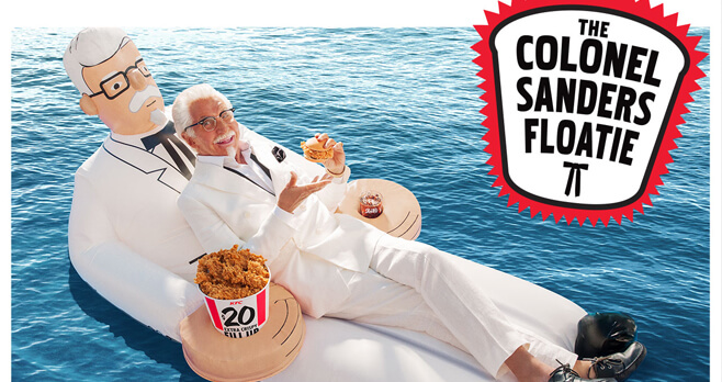 KFC Colonel Sanders Floatie Giveaway (KFCFloatie.com)