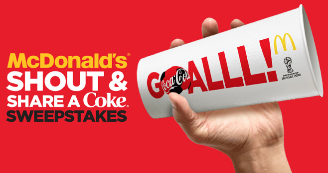 McDonald's Shout And Share a Coke FIFA World Cup Sweepstakes