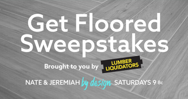 TLC's Nate And Jeremiah by Design Sweepstakes