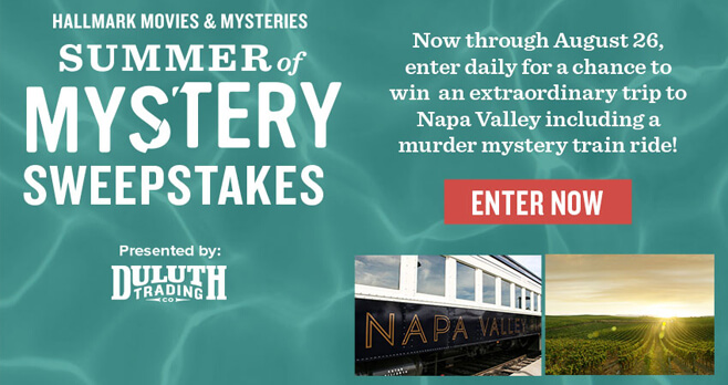 Hallmark Movies & Mysteries Summer of Mystery Sweepstakes