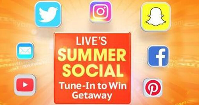 LIVE Kelly and Ryan Summer Social Tune In To Win Getaway Contest 2018