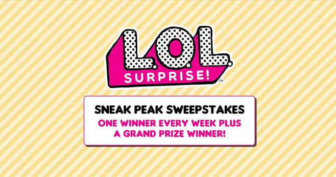 LOL Surprise Sneak Peek Sweepstakes