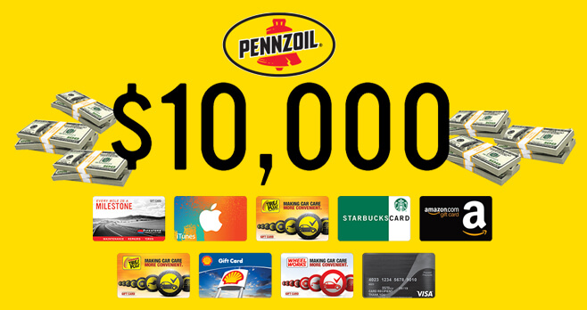 Pennzoil Spin to Win Sweepstakes