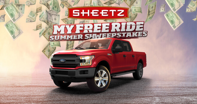 Sheetz My Free Ride Sweepstakes