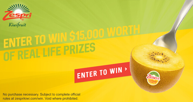 Zespri Kiwi Real Life Giveaway