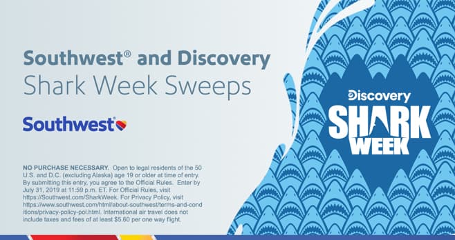 Southwest Dare to Dive Sweepstakes