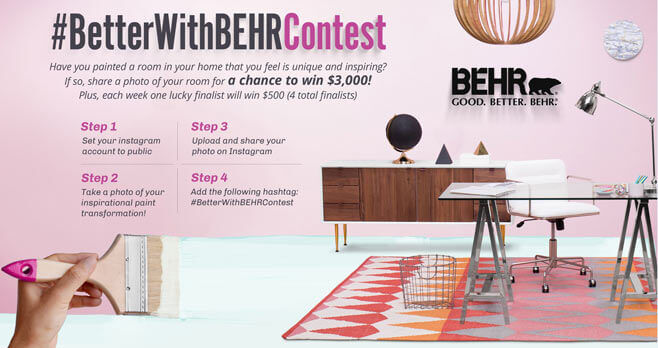 HGTV Better With BEHR Contest