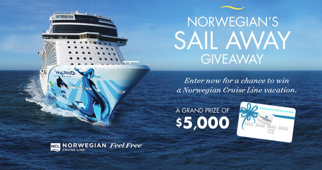 HGTV and Travel Channel Norwegians Sail Away Giveaway