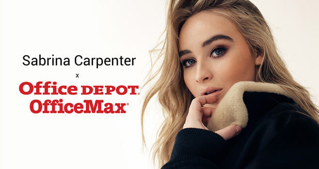 Office Depot Sabrina Carpenter Sweepstakes