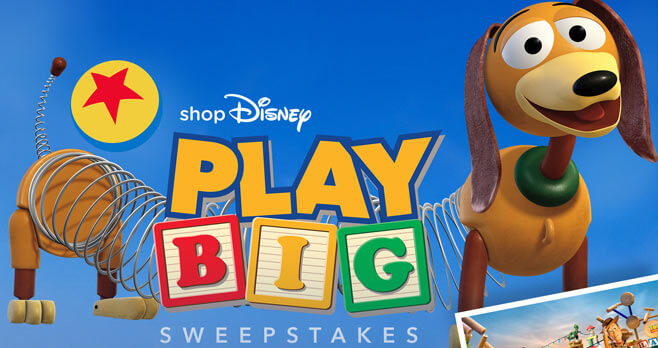 shopDisney Play Big Sweepstakes