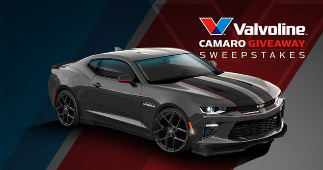 PowerNation TV Valvoline Camaro Giveaway