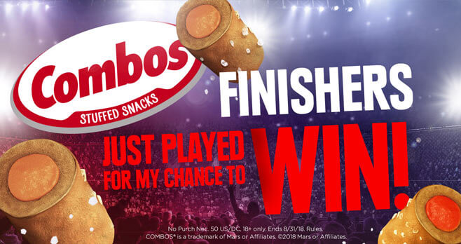 COMBOS Finishers Sweepstakes