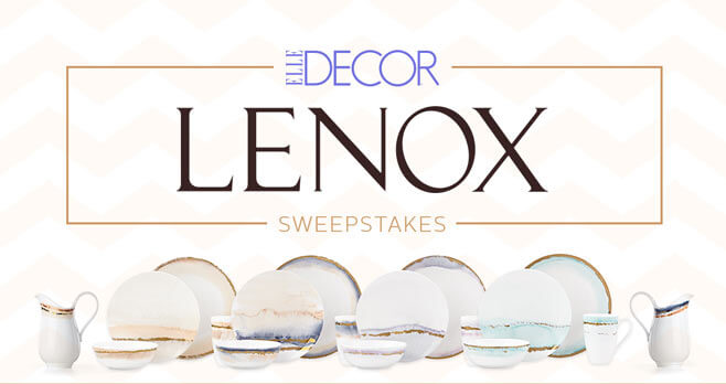 ELLE DECOR Lenox Sweepstakes