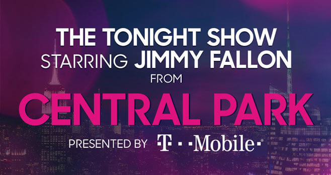 The Tonight Show and T-Mobile From Central Park Sweepstakes