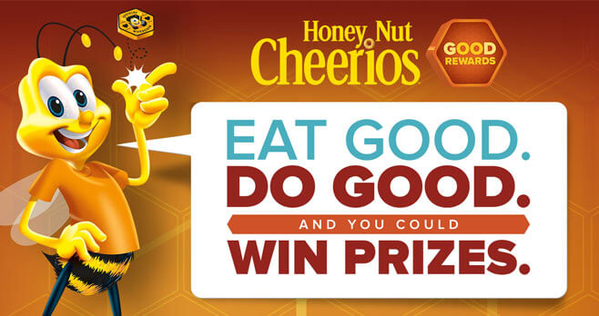 Honey Nut Cheerios Bee Good Rewards Sweepstakes and Instant Win