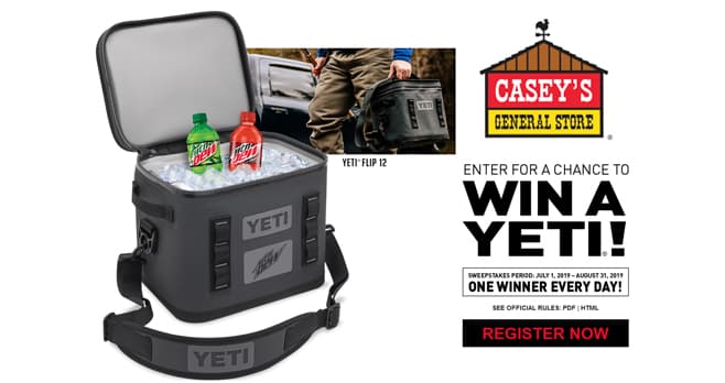 Casey's Yeti Sweepstakes