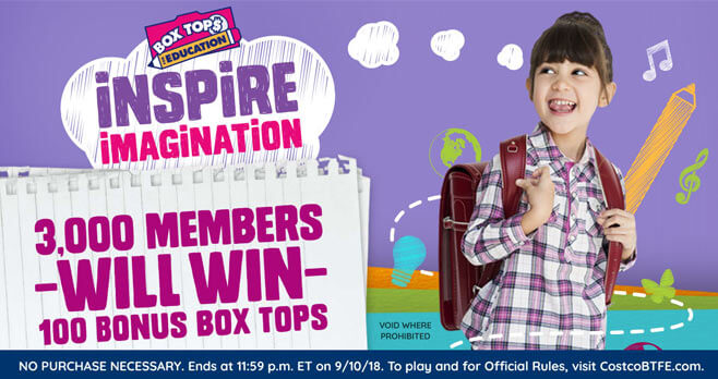 Costco Inspire Imagination Instant Win