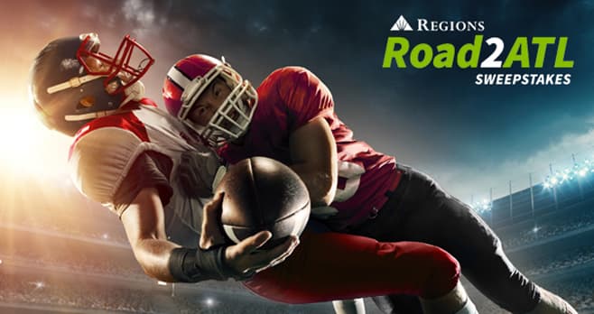 Regions Bank Road2ATL Sweepstakes