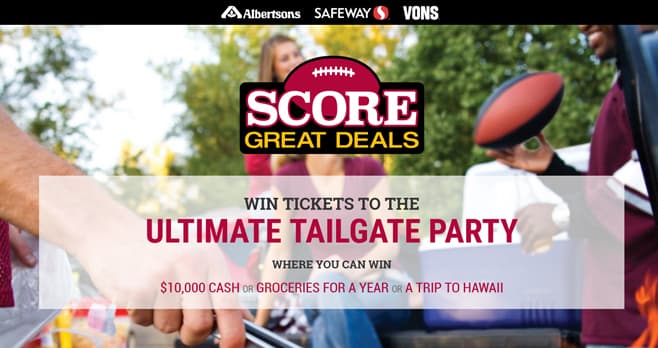 Safeway Score Great Deals Sweepstakes