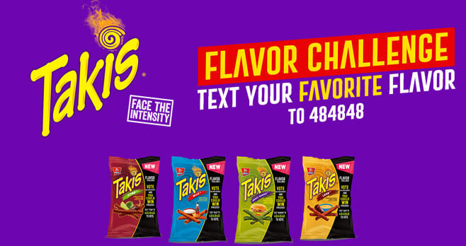 Takis Flavor Challenge Instant Win Game