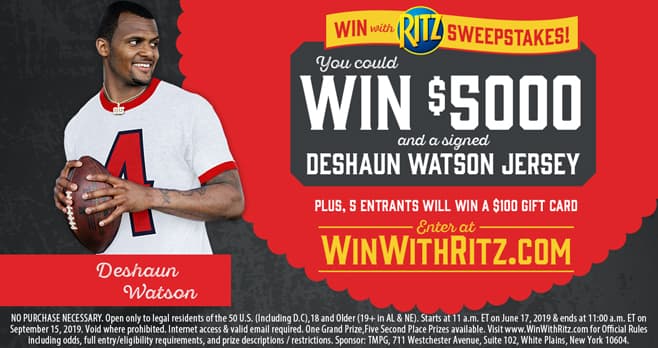 Win With Ritz Sweepstakes