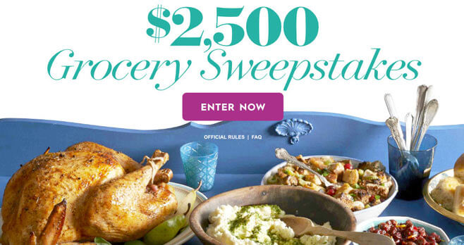 Better Homes And Gardens $2,500 Grocery Sweepstakes