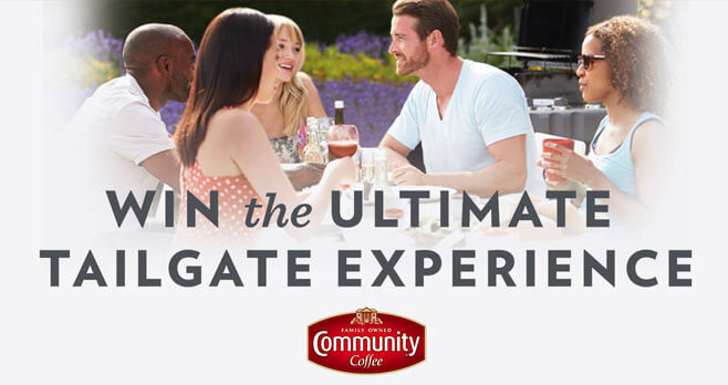 Community Coffee Tailgate Traditions Instant Win Game and Sweepstakes