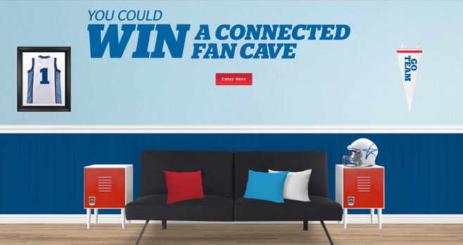 U.S. Cellular Connected Fan Cave Sweepstakes (ConnectedFanCave.com)