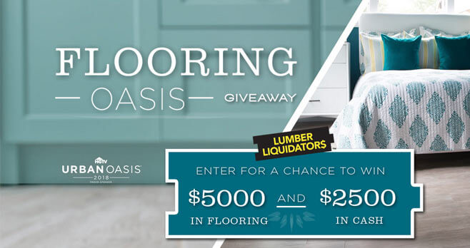 DIY Network and Lumber Liquidators Flooring Oasis Giveaway