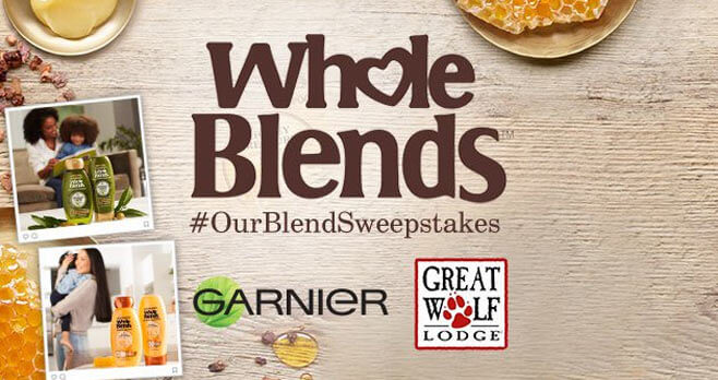 Garnier Whole Blends Our Blend Sweepstakes