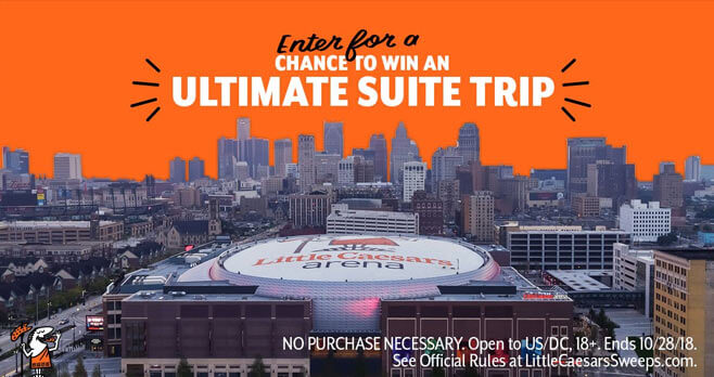 Little Caesars Suite Party Sweepstakes