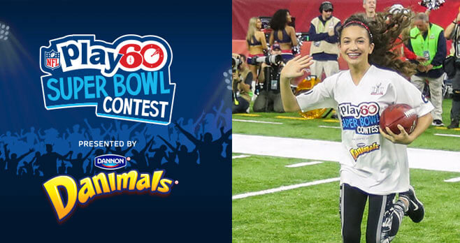 NFL PLAY 60 Super Kid Super Bowl Contest