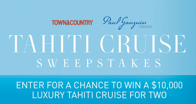 Town & Country Paul Gauguin Sweepstakes