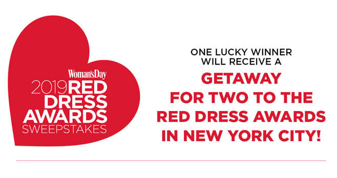 Woman's Day 2019 Red Dress Awards Sweepstakes