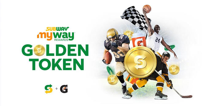Subway Golden Token Instant Win Game (SubwayGoldenToken.com)