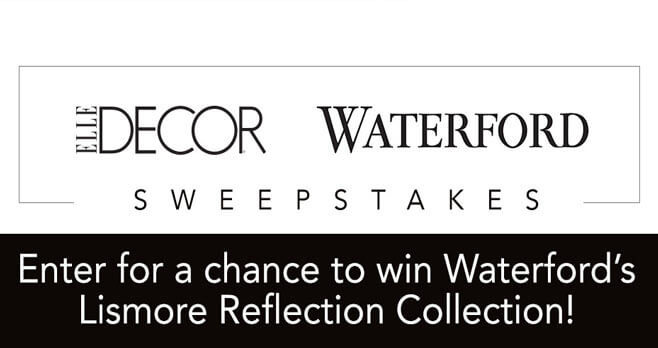 ELLE DECOR Waterford Sweepstakes (waterford.elledecor.com)