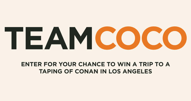 Conan Comedy Tour Sweepstakes