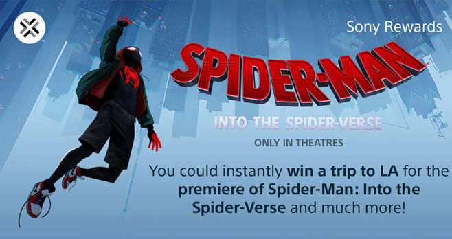 Spider-Man Into the Spider-Verse Giveaway