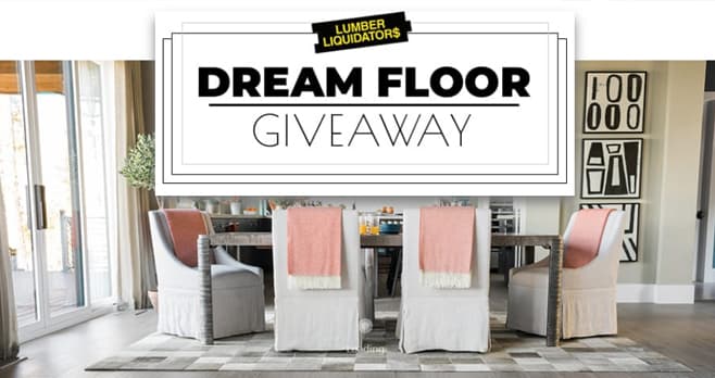 DIY & Lumber Liquidators Dream Floor Giveaway