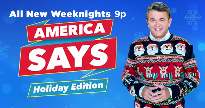 Game Show Network America Says Holiday Game Sweepstakes