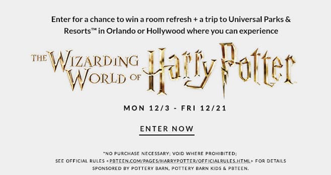 PBteen Ultimate Harry Potter Giveaway