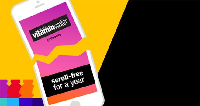 vitaminwater Scroll Free For A Year Contest