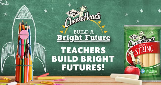 Frigo Cheese Heads Build a Bright Future Contest