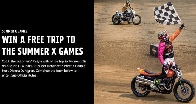 Harley-Davidson Hooligan X Games Sweepstakes