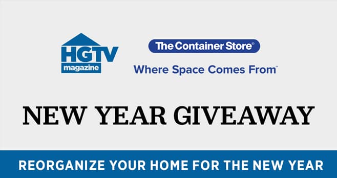HGTV The Container Store Sweepstakes