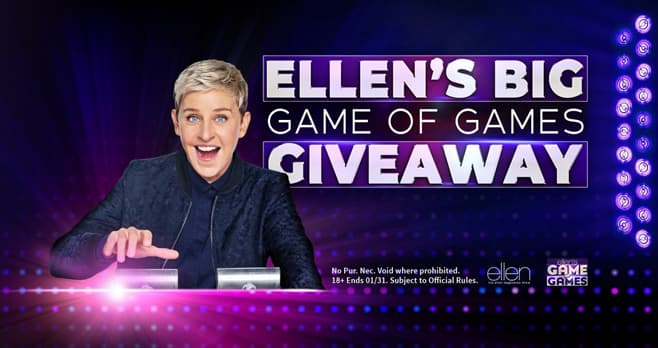 NBC Ellen's Big Game of Games Giveaway