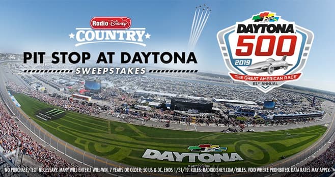 Radio Disney Pit Stop at Daytona Sweepstakes