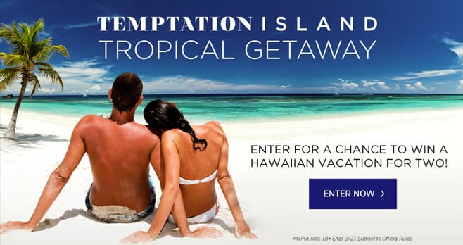 Temptation Island Tropical Getaway Sweepstakes