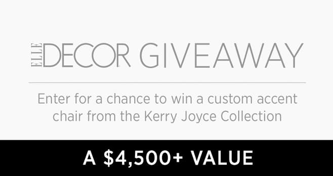 ELLE DECOR Kerry Joyce Sweepstakes