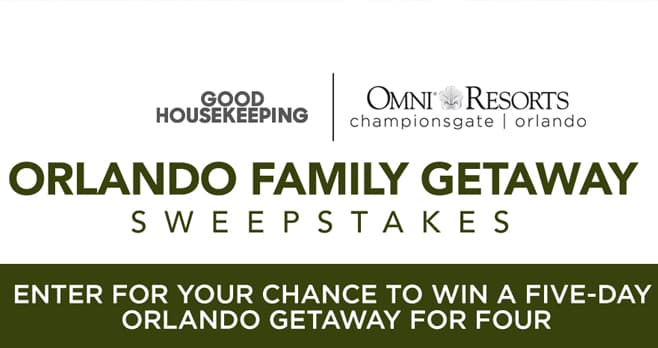 Good Housekeeping Omni Orlando Sweepstakes